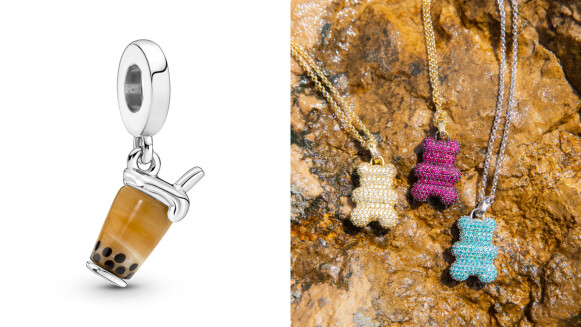 甜點系飾品：Pandora珍奶墜飾、APM小熊軟糖掛飾，逼真可口細節怎能抗拒？