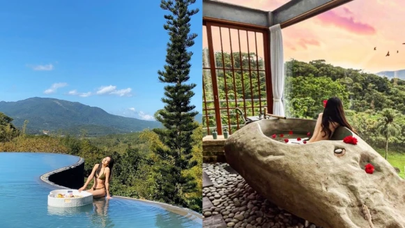 宛如飛到峇里島！墾丁「星苑民宿」美到瘦子、曾莞婷都朝聖，270度無邊際泳池、巨石浴缸太夢幻