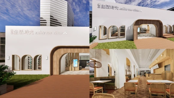 誠品生活時光2號店選址板橋！獨棟Villa度假風、白牆綠意設計，美到想朝聖