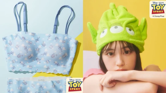 Peach John X 玩具總動員聯名：三眼怪吸水帽、翠絲內衣組可愛到犯規