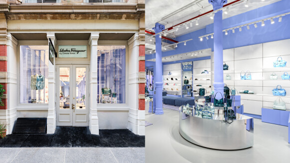 Salvatore Ferragamo紐約概念店開幕！薰衣草紫＋迷幻鏡面裝潢，首度推出NFT