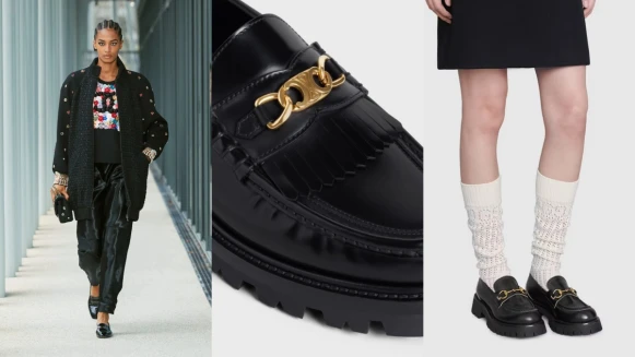 2022樂福鞋成爆款：Chanel酒紅色、LV老花款、Gucci蜜蜂刺繡…10雙推薦