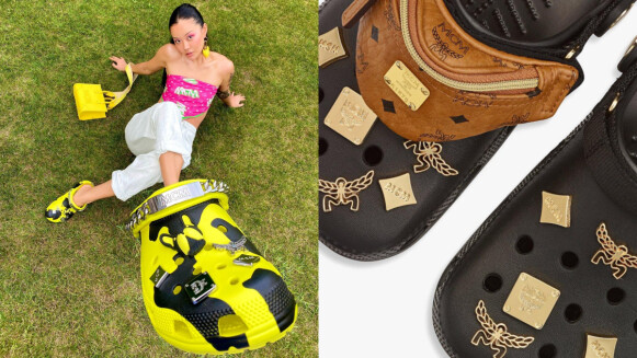 MCM X Crocs稀有聯名款無預警上架！造型腰包、超奢華24k鍍金鞋扣