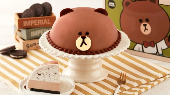 熊大出沒酷聖石！COLD STONE首推「熊大冰淇淋蛋糕」，立體造型萌翻天