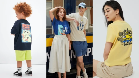 Gap集合巴斯光年、小小兵、米奇米妮、六人行…5大聯名系列一次登場