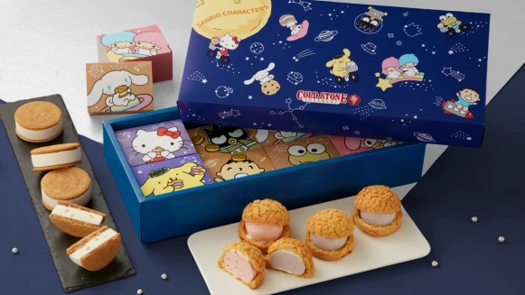 COLD STONE X三麗鷗推中秋禮盒！冰淇淋泡芙、起司牛奶冰淇淋餅乾一次吃