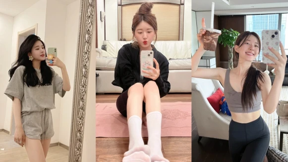 趙露思也是居家運動狂熱者，取經這4套運動穿搭顯腰細又顯腿長
