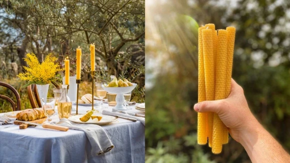 來自法國普羅旺斯的蜂蠟蠟燭Apis Cera,純手工打造、點出南法純淨氣息