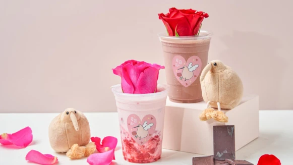 《發發The Far Far Farm》七夕情人節口味太夢幻！擺上大朵玫瑰花界愛馬仕表情意