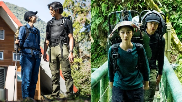 藍色大門CP陳柏霖、桂綸鎂《極島森林》合體初次旅行,徒步爬山頻鬥嘴笑說~好可愛!
