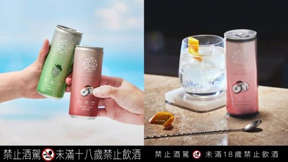「8bly芭啵莉」蘇打泡泡酒台灣開賣！每罐熱量僅65卡、三款水果風味無負擔開喝