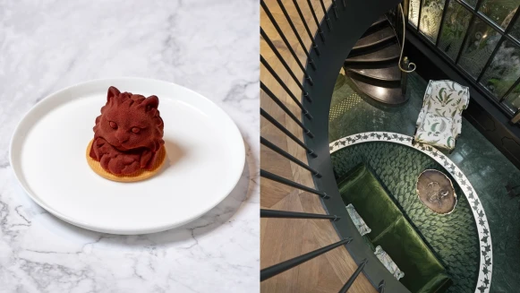 Boucheron寶詩龍花園咖啡館限定開張！必點貓咪慕斯午茶組合