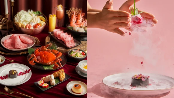 《橘色涮涮屋》推出七夕超澎湃雙人套餐！吃得到新鮮青蟳、日本A5和牛小板腱，還有浪漫甜點「女王蛋糕」