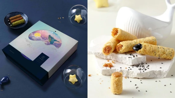 《青鳥旅行》2022中秋限量禮盒一次吃到8種蛋捲口味！打造鯨魚、撈月船全新童話