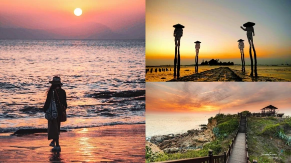 台版摩西分海、日落將大地鍍金！８個金門絕美日落景點推薦 