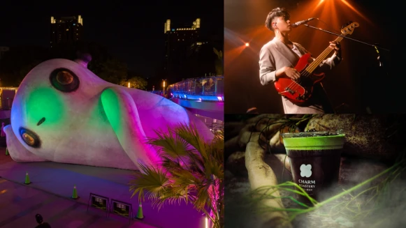 「草悟系 · 七月半」街區音樂派對&螢火晚會!壞特、雷擎8組歌手與外星怪獸chill翻台中市民廣場