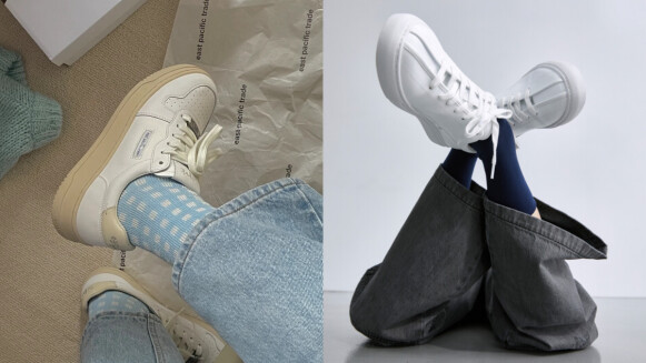 8個不易撞款小白鞋推薦：韓國小眾Ept網球鞋、Studio Doe仙氣收窄設計