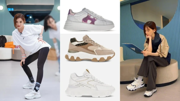 《乘風破浪的姐姐》王心凌與蔡卓妍選用 HOGAN 鞋款 HYPERACTIVE「貓爪鞋」打造優雅氣質