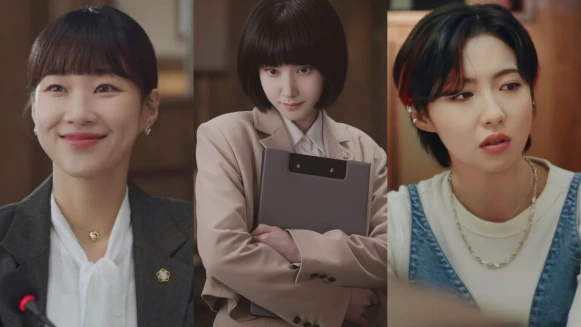 《非常律師禹英禑》3女角妝容重點分析!朴恩斌清新初戀感、朱玄英唇色最搶眼、河允景眼線讓妝容更深邃