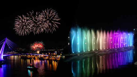 中秋節衝淡水看9分9秒煙火秀！限定4場時間快筆記，還有繽紛水舞太浪漫