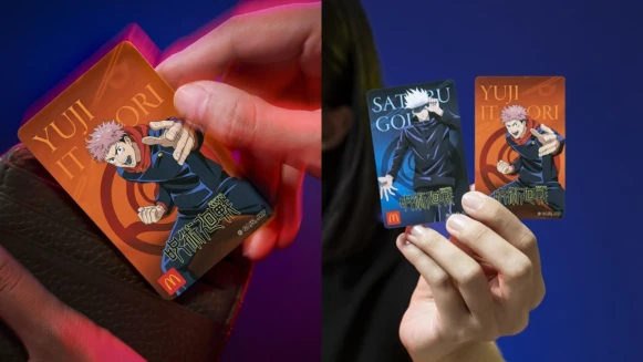 麥當勞甜心卡推出「咒術迴戰」聯名版！全台50萬張限量開賣，上市時間曝光