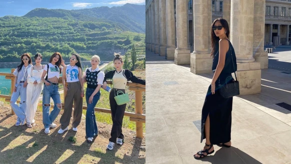 BV編織迷你包開心果綠、薰衣草紫亮相，太妍、孫芸芸、蔡詩芸愛到不行