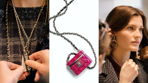 香奈兒2022秋冬速報：小梳子項鍊、菱格紋小盒、斜紋軟呢寶石造型…配件精選推薦