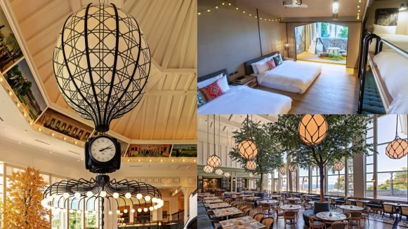 花蓮遠雄悅來大飯店20年來大改裝！10米高熱氣球、野營主題房、百萬烤爐太誘人