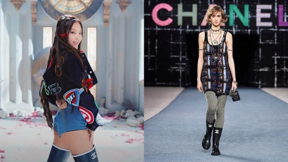 Jennie秒變大長腿Chanel過膝雨靴登台開賣！還有較好駕馭的雙C高筒款