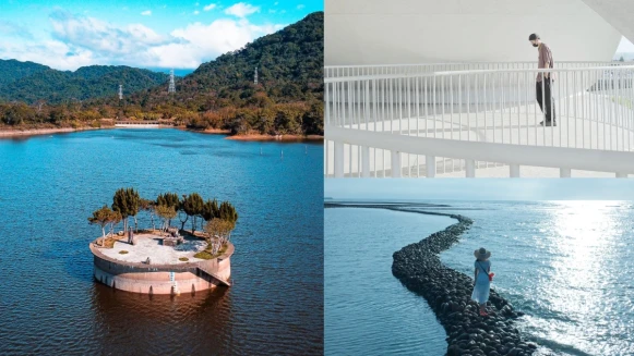 2024桃園10大景點懶人包！全台唯一「湖中央土地公廟」、純白海螺館⋯去過了嗎？