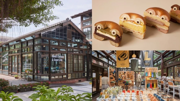 好丘新店「On The Road在路上」日式老宅360度玻璃屋，獨賣大眼厚將貝果＆期間限定選物