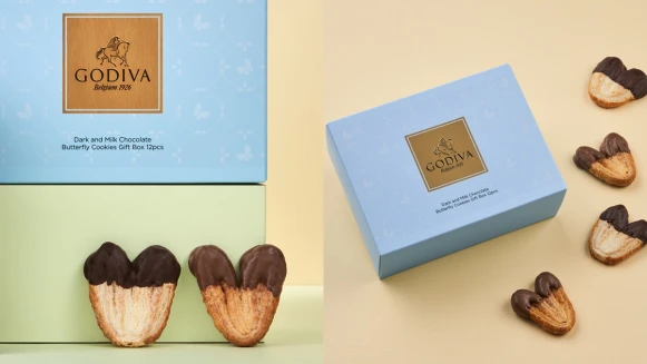 只有台灣、香港吃得到！GODIVA推出限量「巧克力蝴蝶酥」，酥脆滋味一片片令人上癮