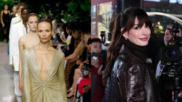 2023春夏紐約時裝週｜安海瑟薇還原《穿著Prada的惡魔》造型現身Michael Kors大秀，最新設計亮點帶你看