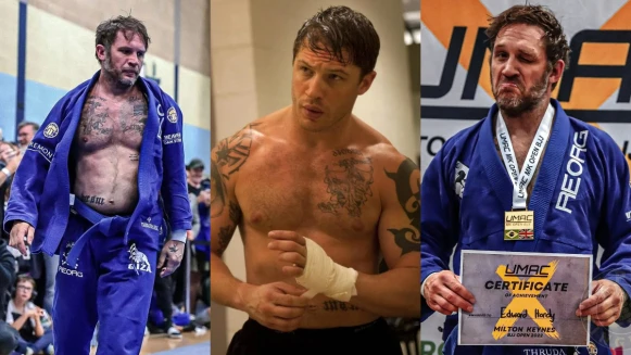 湯姆哈迪太狂！低調再奪柔術比賽金牌，45歲肌肉身材再曝光