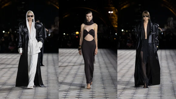 2023 春夏巴黎時裝週│Saint Laurent 2023 夏季系列揭幕，聖羅蘭先生經典之作、中性輪廓...邀妳進入巴黎式摩登饗宴