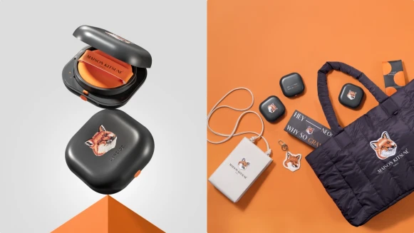 蘭芝 X Maison Kitsune二度聯名!灰橘小狐狸氣墊又要來萌翻大家