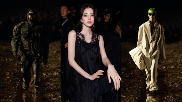 2023春夏巴黎時裝週｜Balenciaga爛泥大秀韓韶禧美逆天！電話線圈圍巾、乳膠手套手拿包…5大話題配件