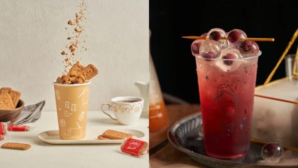 《發發》推出「蓮花餅乾」手搖！加碼萬聖節暗黑特調，暗紅眼珠「緋紅女巫波波水」想嚐看看嗎？