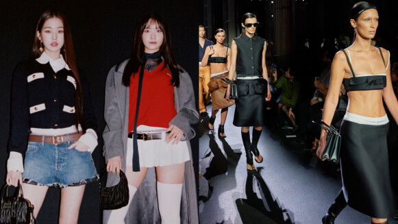 2023春夏巴黎時裝週｜允兒、張員瑛甜美出席Miu Miu大秀！皮衣、迷你裙工裝新貌，4大重點帶你看