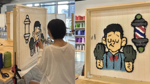 台中手作地毯Da Da TUFTING STUDIO攜手油頭二世推聯名活動！獨家授權4款俏皮圖案等你創作