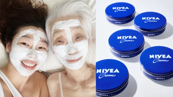 優雅又酷帥的阿嬤郝雲娟聯手經典NIVEA小藍罐！鼓勵大家把愛心化為行動，攜手響應「觸及妮的心！」公益關懷，支持台灣失智症協會。