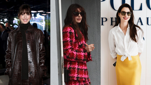 參考安海瑟薇秋冬穿搭：經典皮衣、百搭白襯衫…5種秋冬顯瘦造型