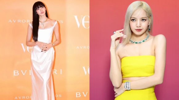 Lisa不愧是行走紅毯教科書！跟趙露思撞衫沒在怕、死亡螢光黃也能駕馭