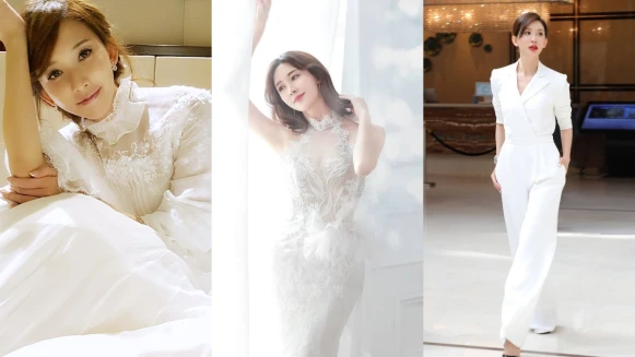 誰能比林志玲更適合女神白！這10套又仙又優雅的白色系穿搭無人匹敵
