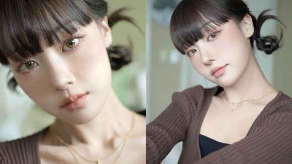 秋日仙氣「無花果布朗尼」妝容教學!韓國YouTuber PRETTA絕美示範,裸霧粉棕系又甜又沈穩