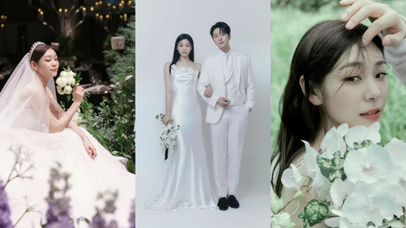 滑冰女神金妍兒絕美婚紗是這間！揭密閨蜜Krystal優雅大氣的婚禮穿搭