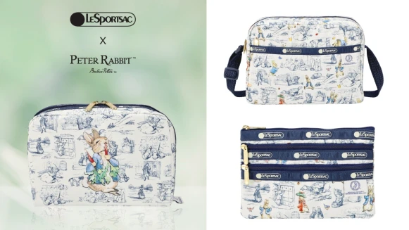 LeSportsac X 彼得兔聯名第二發！清新系田園風、手提袋到後背包全都有