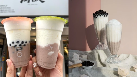 《萬波》芋頭口味濃郁回歸！特製芋頭泥+滑順鮮奶泡，還喝得到芋頭顆粒