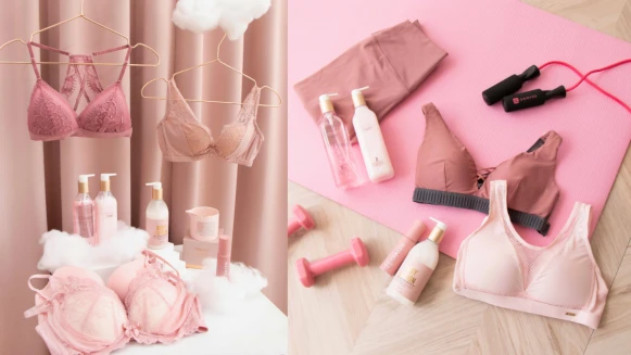 粉紅十月＝國際乳癌防治月，美胸閨蜜Qmomo化身「貼心密友」，邀大家「粉紅串聯，美力無懼」一起關注乳房健康，綻放自信美力！