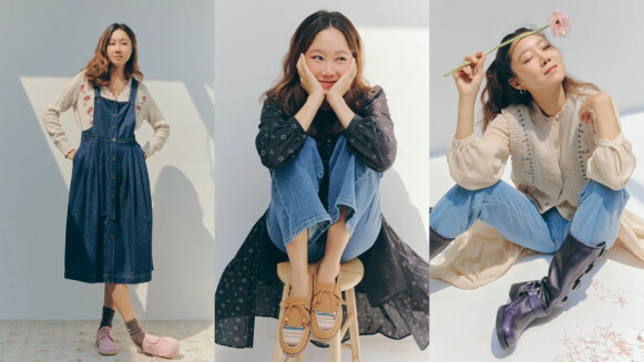 孔曉振秋冬穿搭靈感：冬日碎花洋裝這樣搭、仙氣多層次造型、必備一件小花針織衫